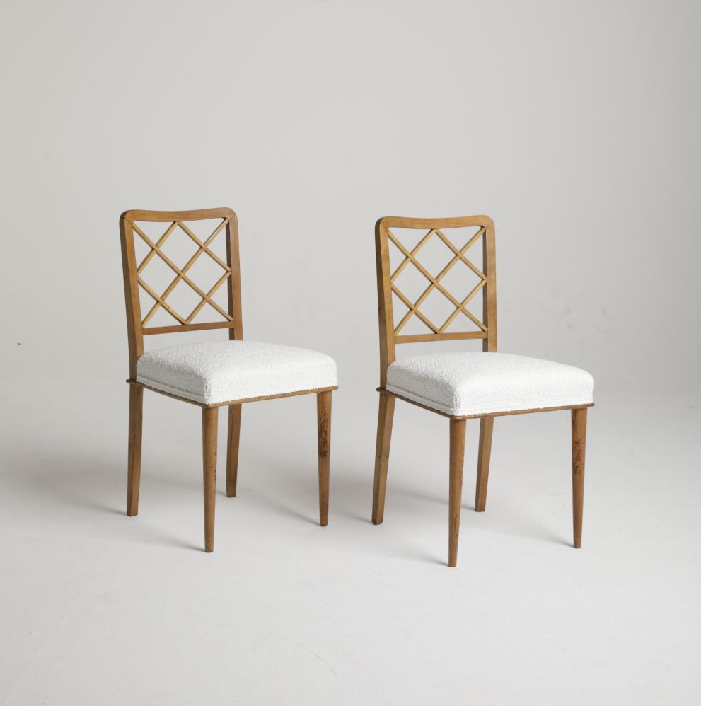 Due sedie, attr. Paolo Buffa, anni '50
